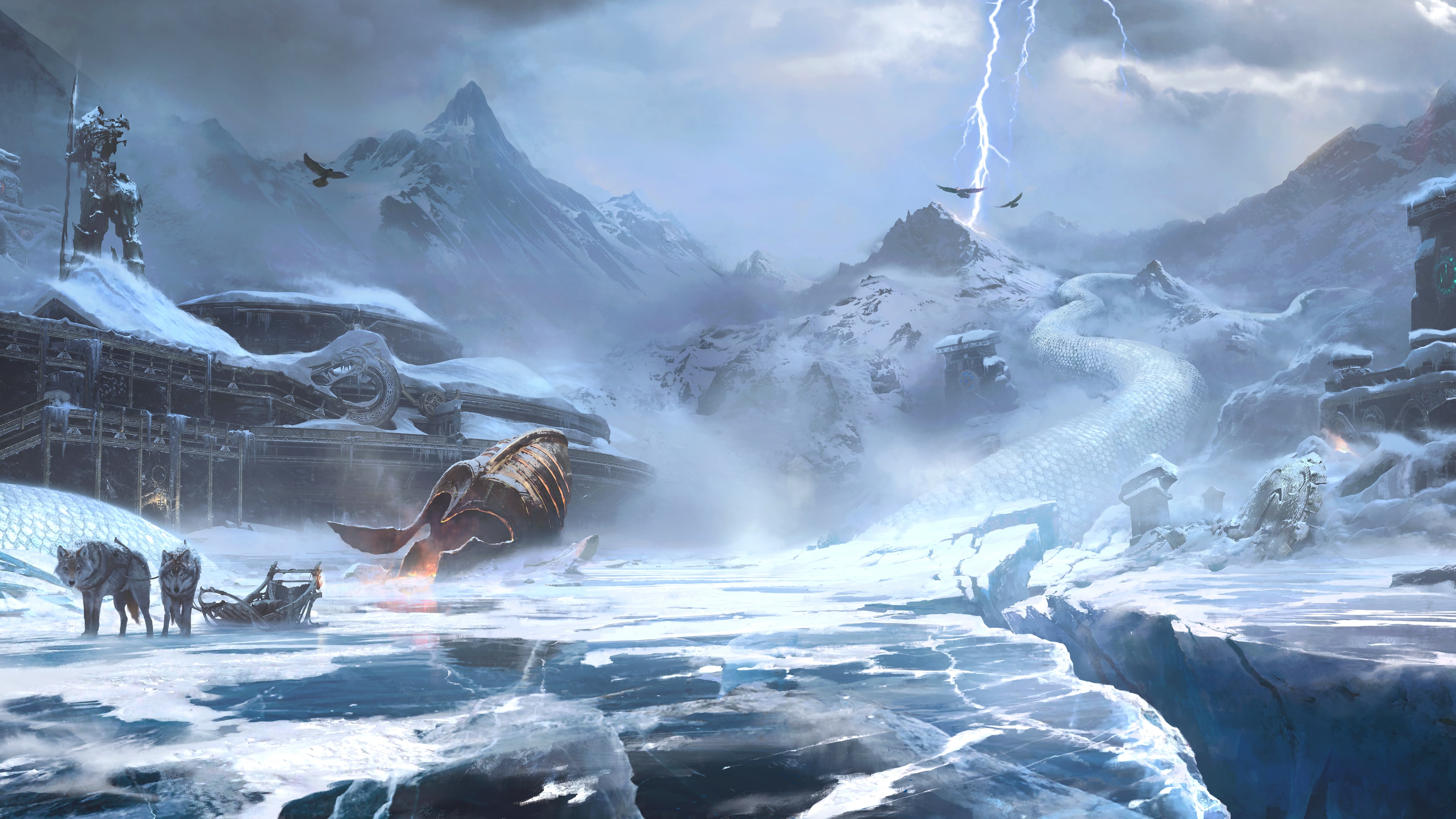 God of War Ragnarök PS4 Mídia Digital - UP GAMES ONLINE