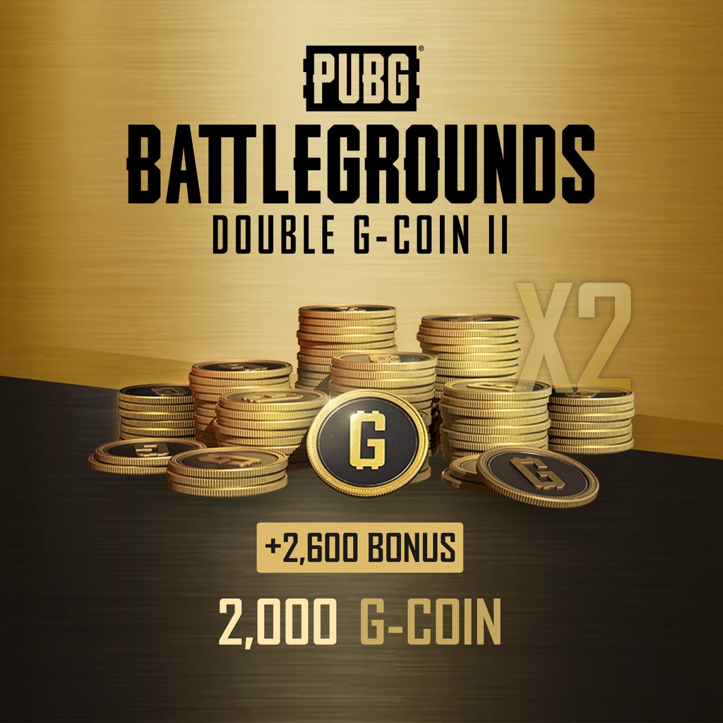 PUBG - G-coin a DOBRAR II (2.000 2.600