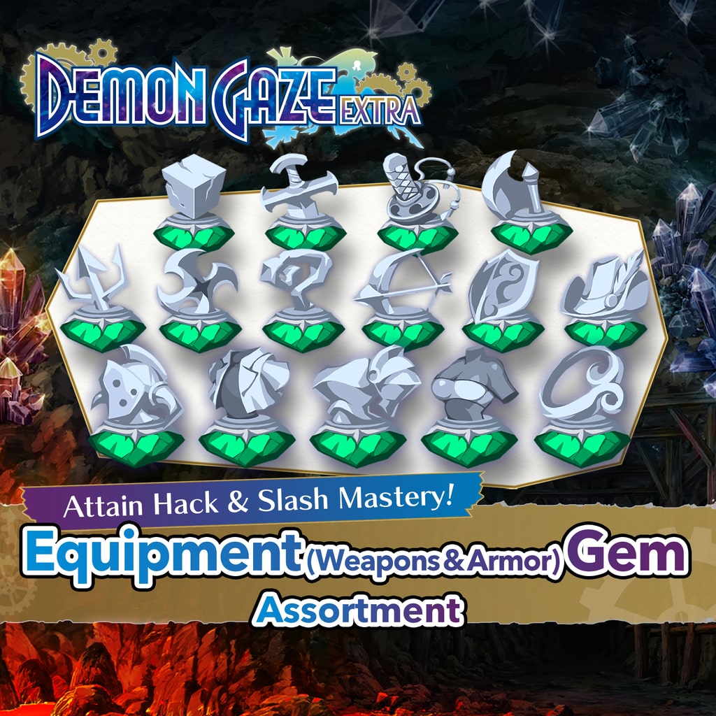 Equipment (Weapons & Armor) Gem Assortment