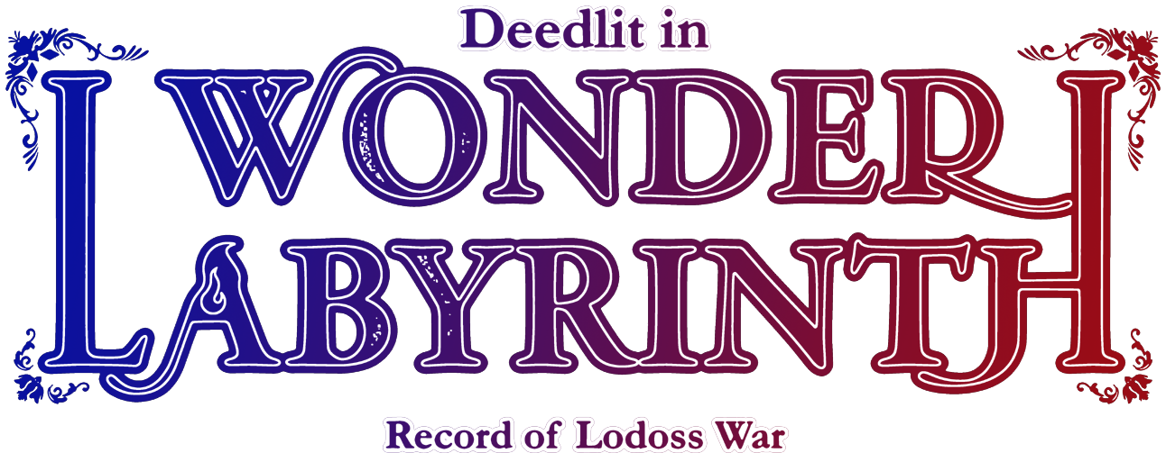 Record of Lodoss War-Deedlit in Wonder Labyrinth-, Game