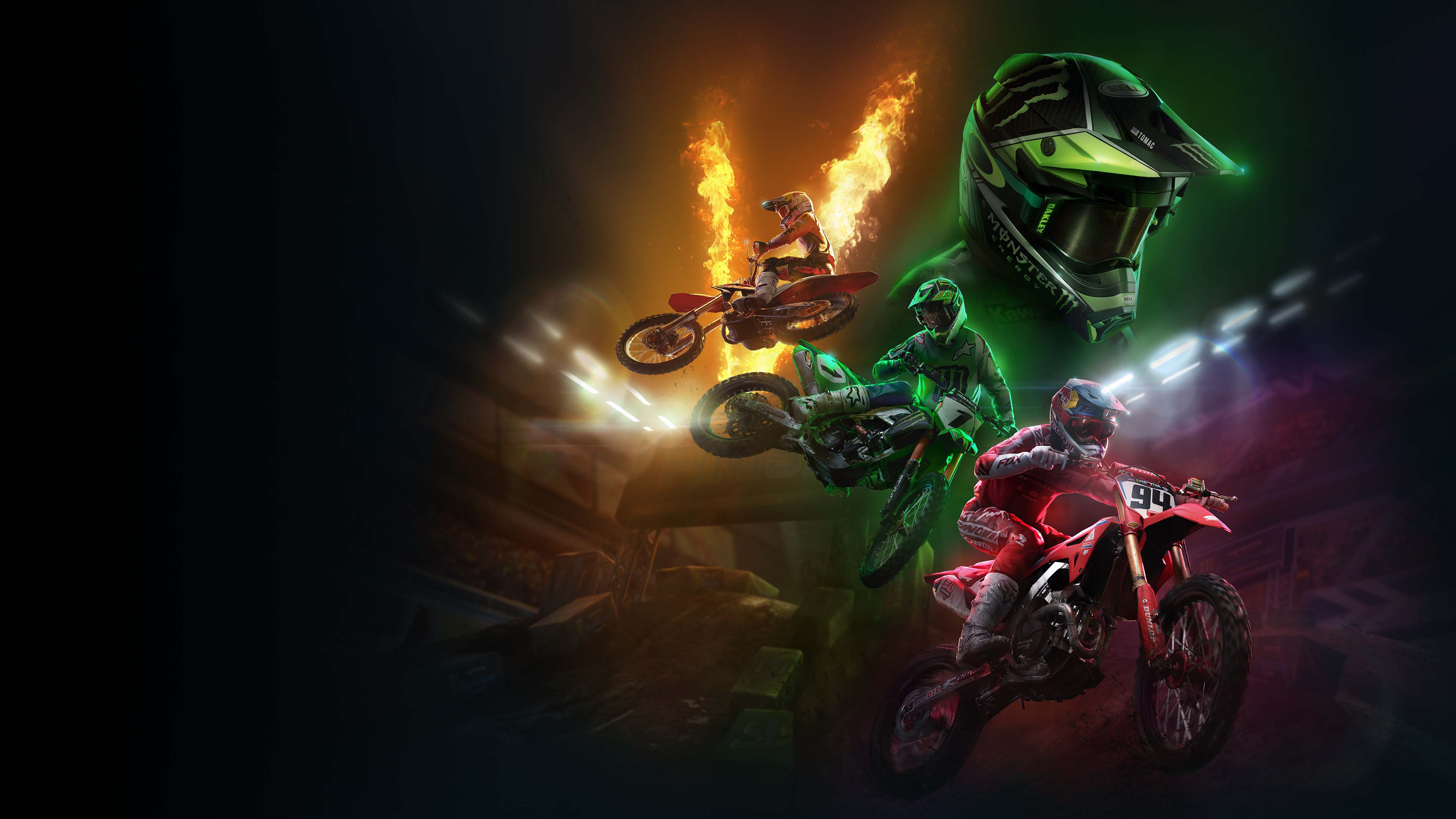  Monster Energy Supercross: The Official Videogame - PlayStation  4 : Square Enix LLC: Video Games