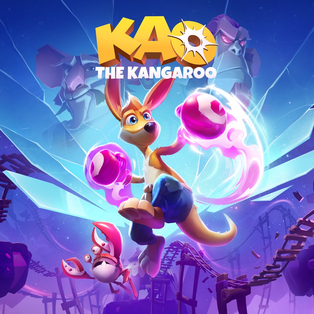 Kao the Kangaroo (Simplified Chinese, English, Korean, Japanese)