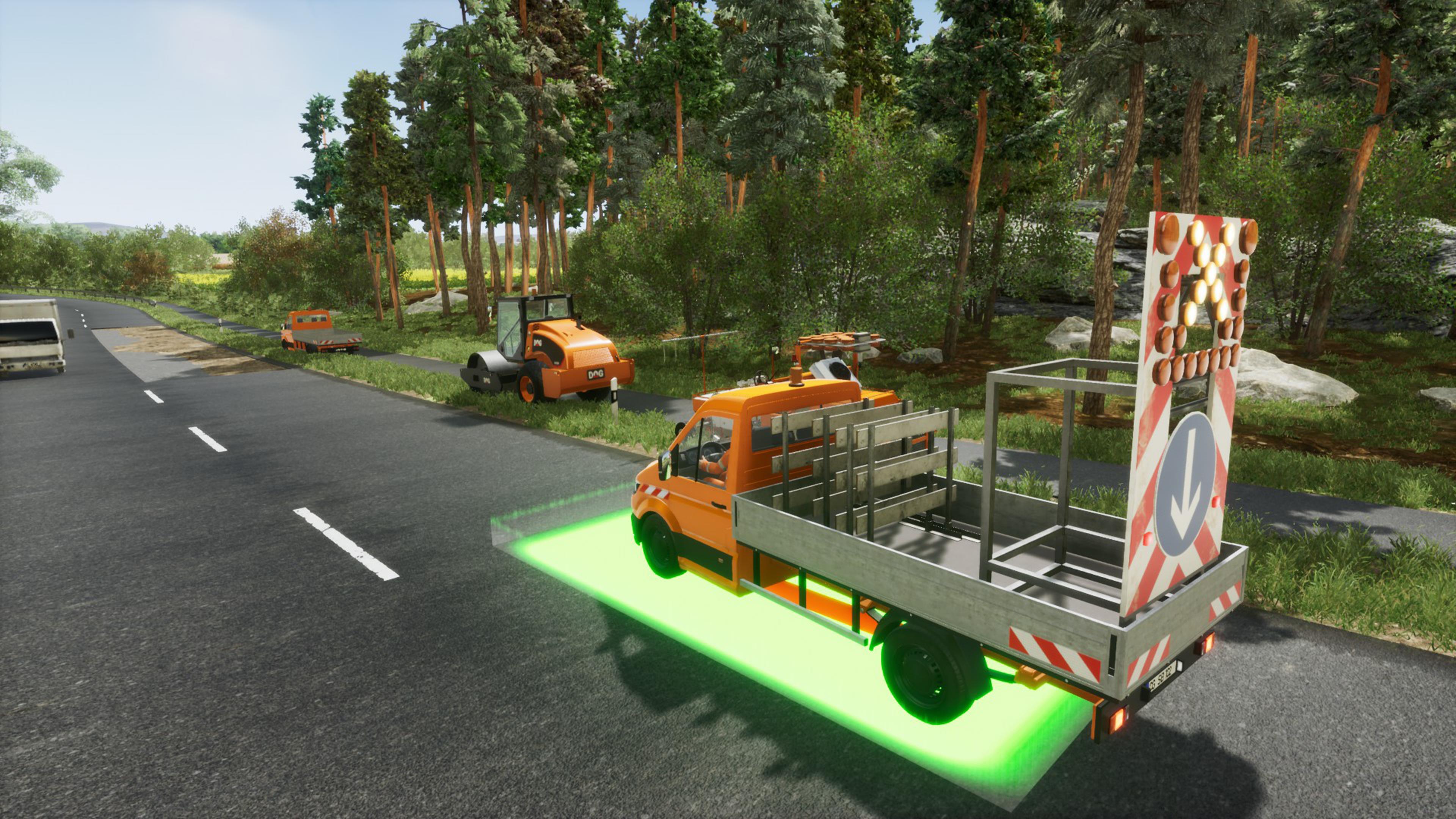 Simulator Maintenance Road