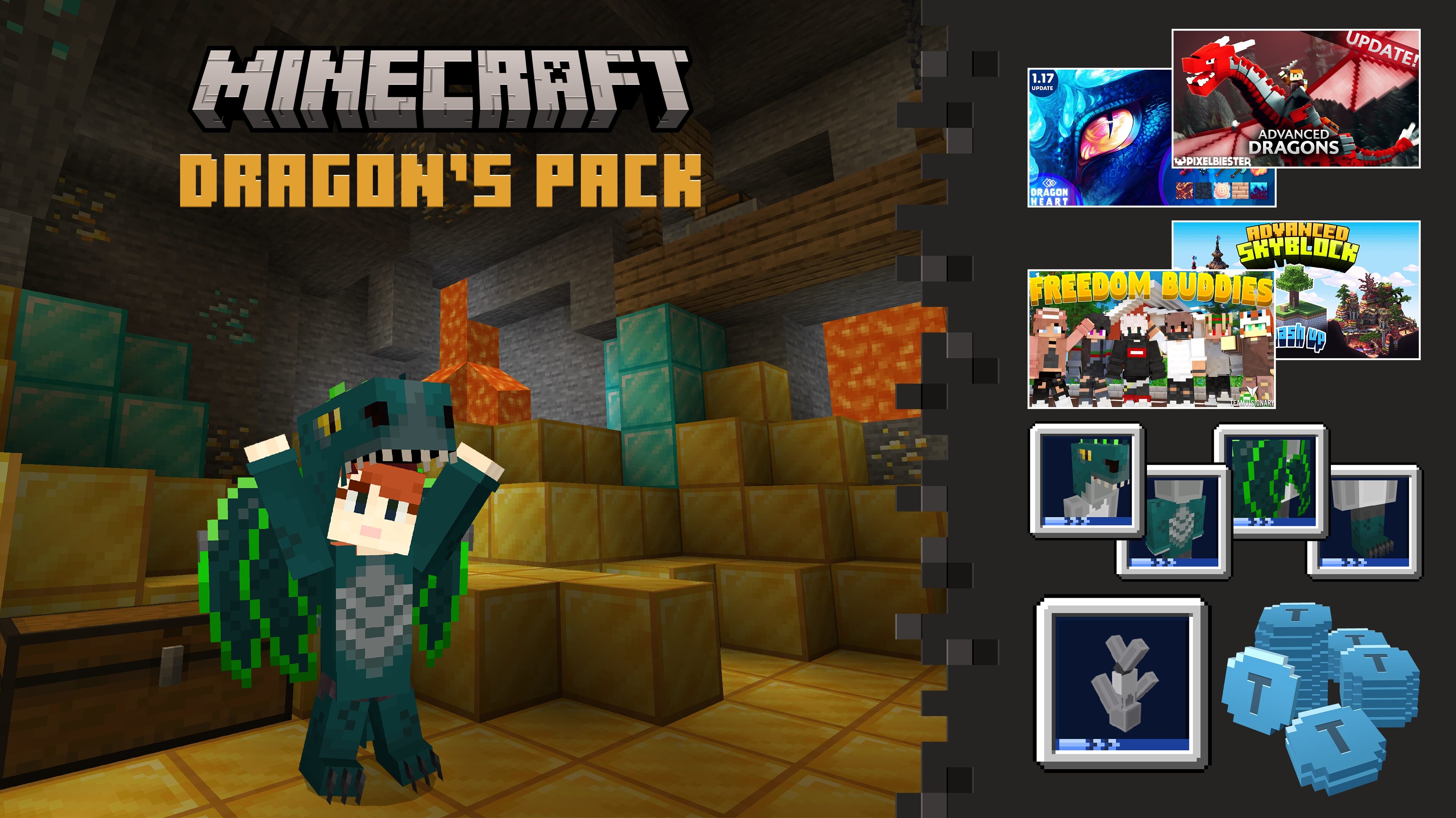 Minecraft Dragon Pack (English/Chinese/Korean/Japanese Ver.)