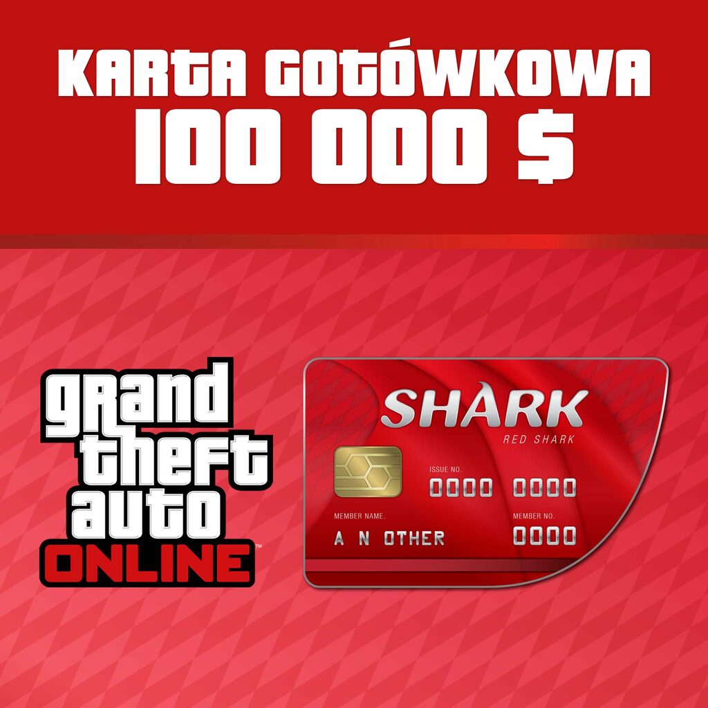 GTA Online: karta gotówkowa Red Shark (PS4™)