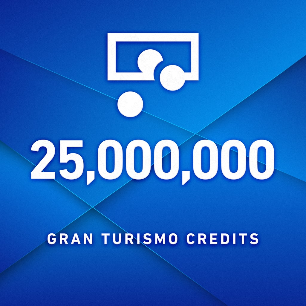 ブルー / 25,000,000 GRAN TURISMO CREDITS