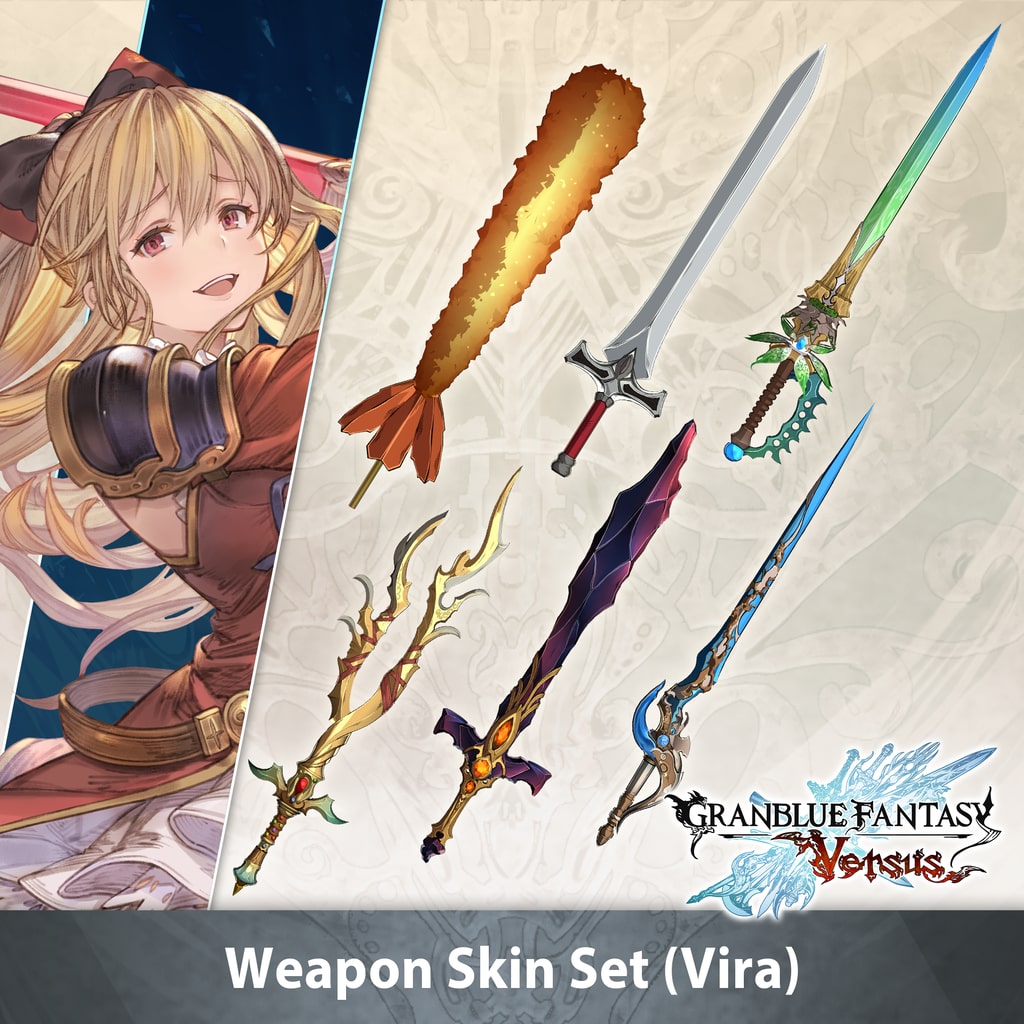 GBVS Weapon Skin Set (Vira) (English/Chinese/Korean/Japanese Ver.)