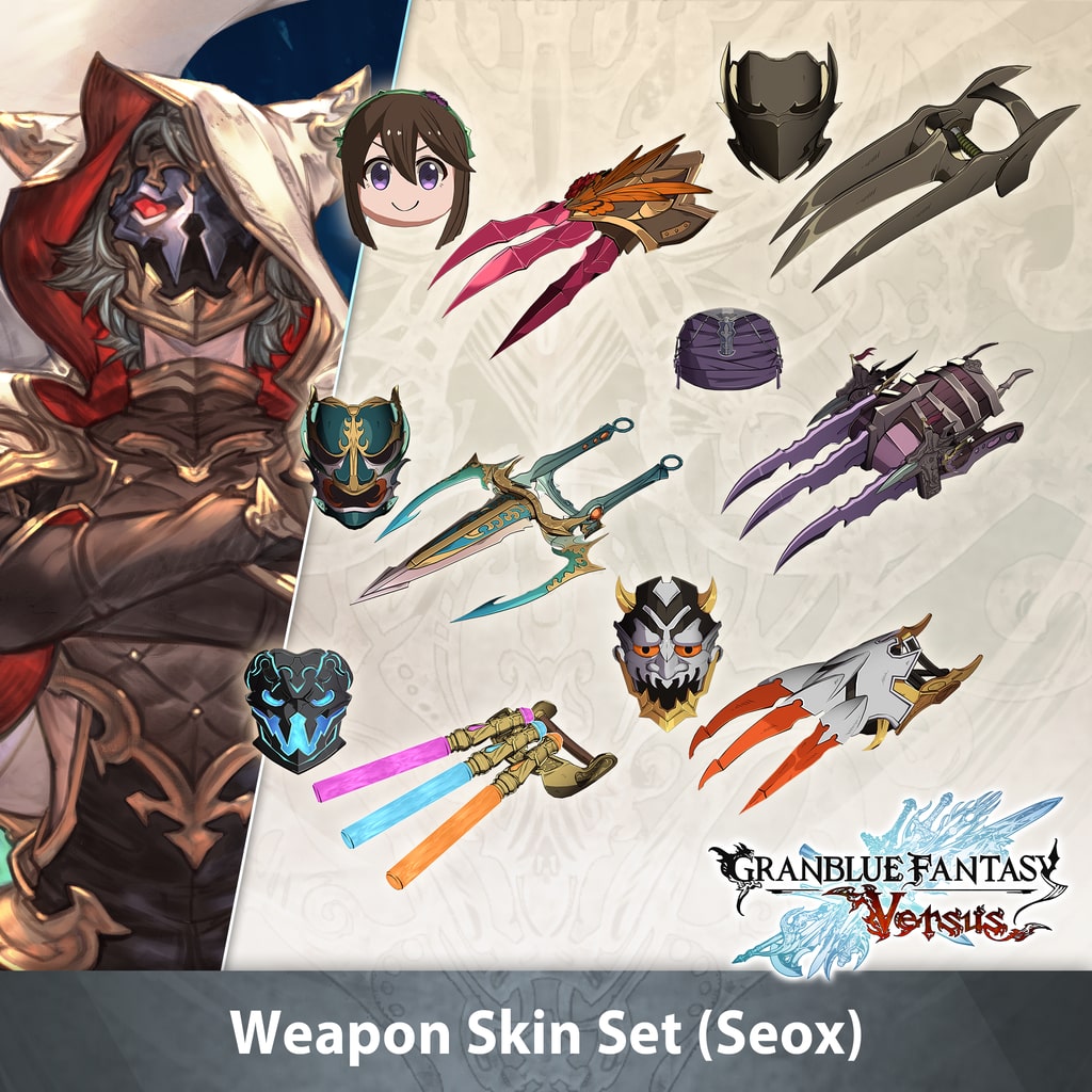 GBVS Weapon Skin Set (Seox) (English/Chinese/Korean/Japanese Ver.)