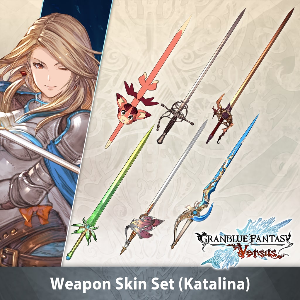 GBVS Weapon Skin Set (Katalina) (English/Chinese/Korean/Japanese Ver.)