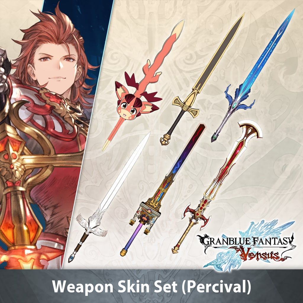 GBVS Weapon Skin Set (Percival) (English/Chinese/Korean/Japanese Ver.)