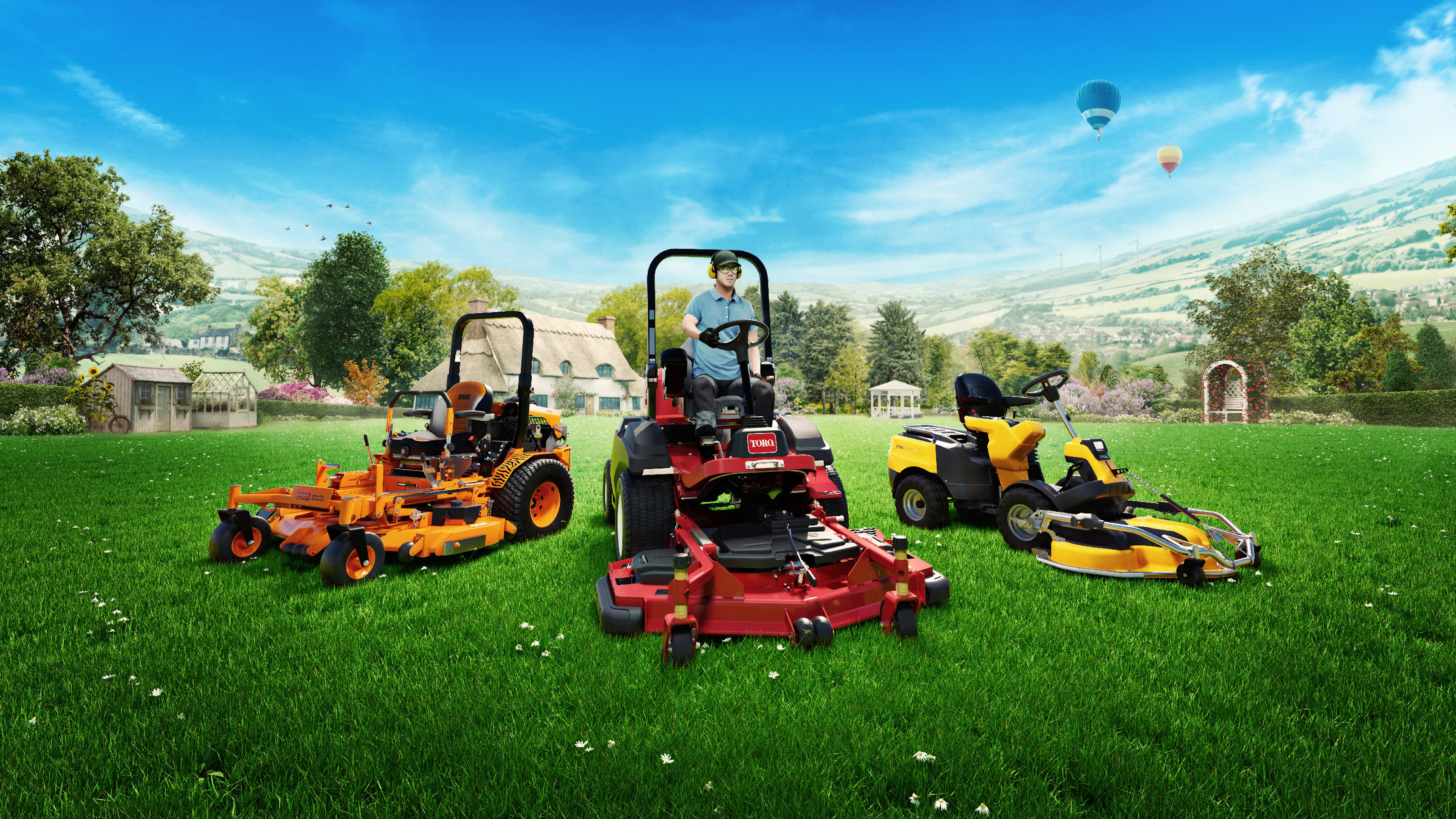 Lawn Mowing Simulator PS4 & PS5 (Simplified Chinese, English, Korean, Japanese, Traditional Chinese)