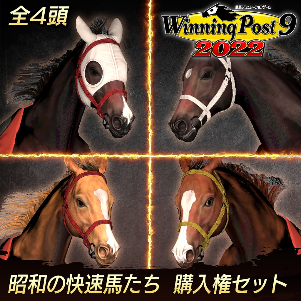 WP9 2022 昭和の快速馬たち 購入権セット 全４頭
