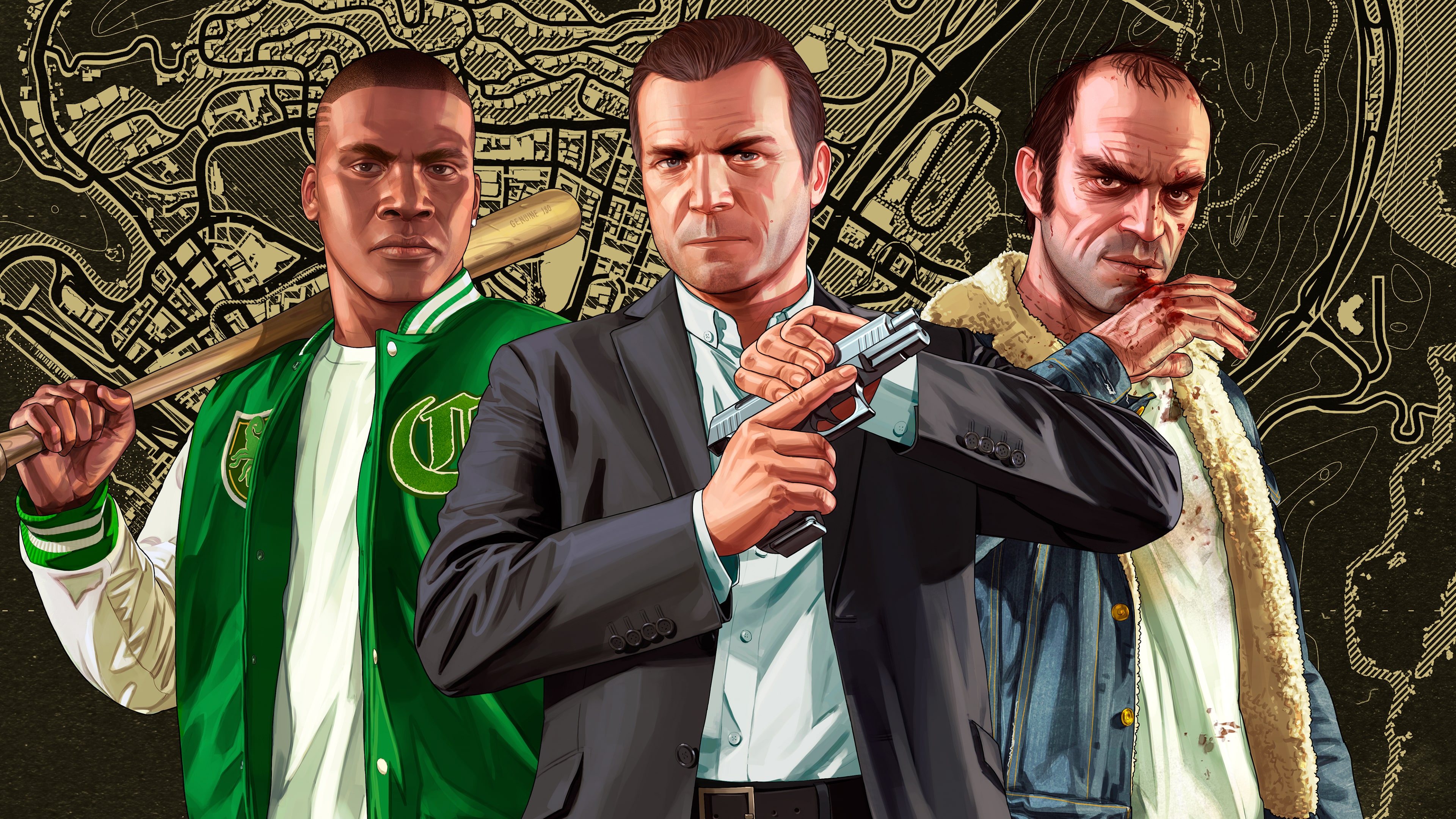 Grand Theft Auto V (PlayStation®5) (韩语, 简体中文, 繁体中文, 英语)