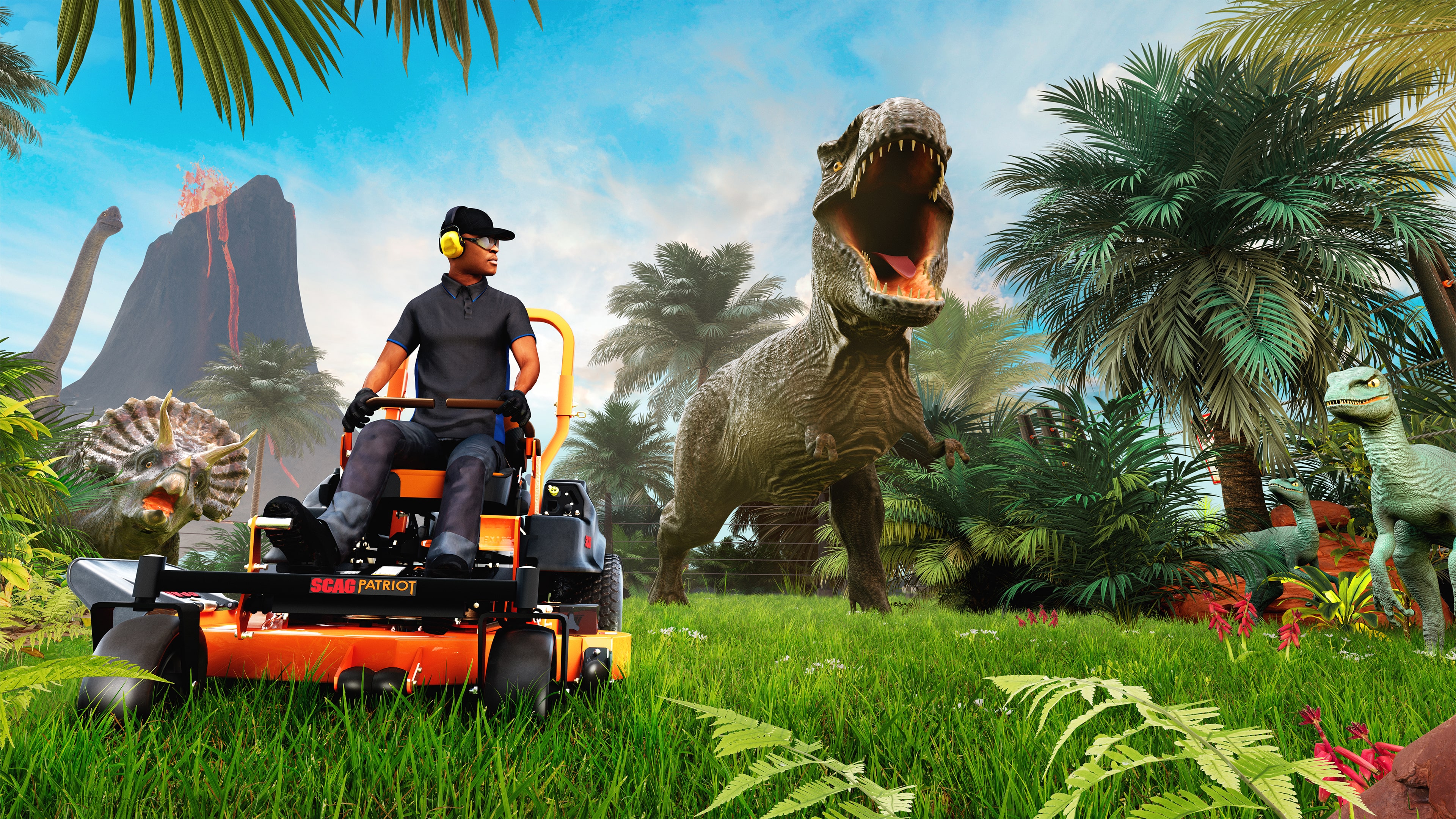Lawn Mowing Simulator - Dino Safari PS4 & PS5 (中日英韓文版)