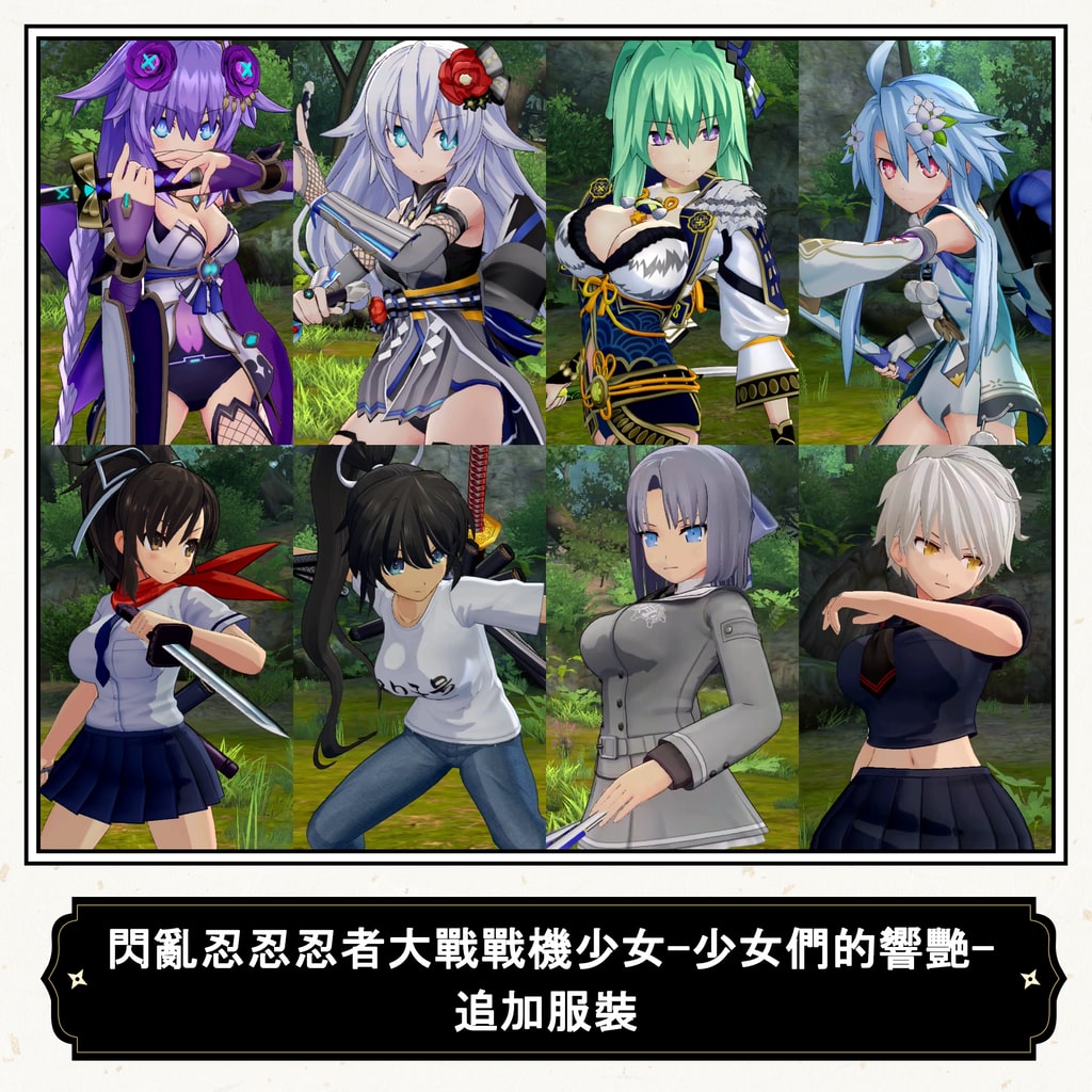 闪乱忍忍忍者大战战机少女-少女们的响艳- 追加服装 (中韩文版)