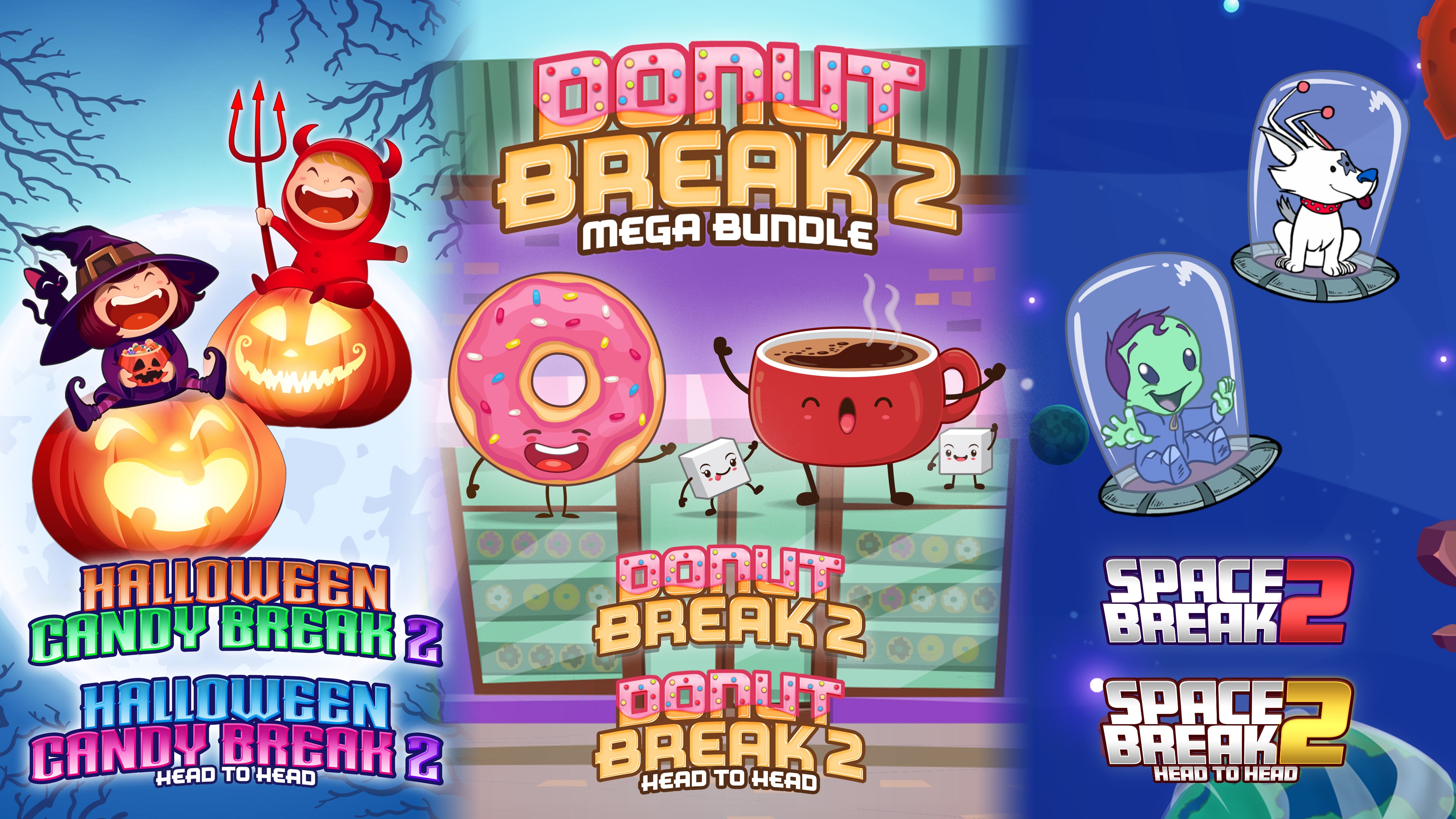 Donut Break 2 Mega Game Bundle