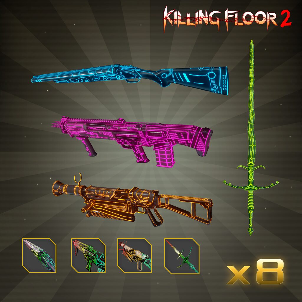 Killing Floor 2  - Neon MKVIII Weapon Skin Bundle Pack
