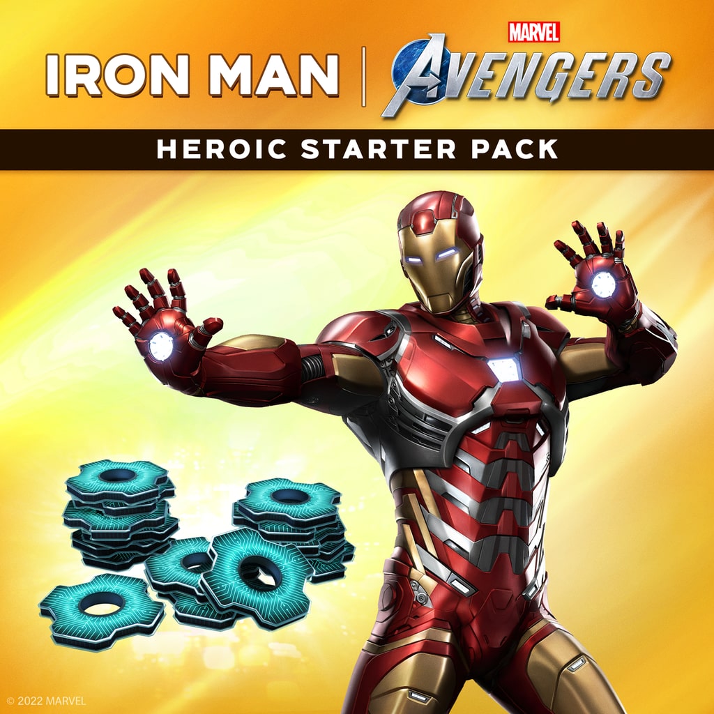 Pacote Heroico para Iniciantes do Iron Man de Marvel's Avengers - PS5