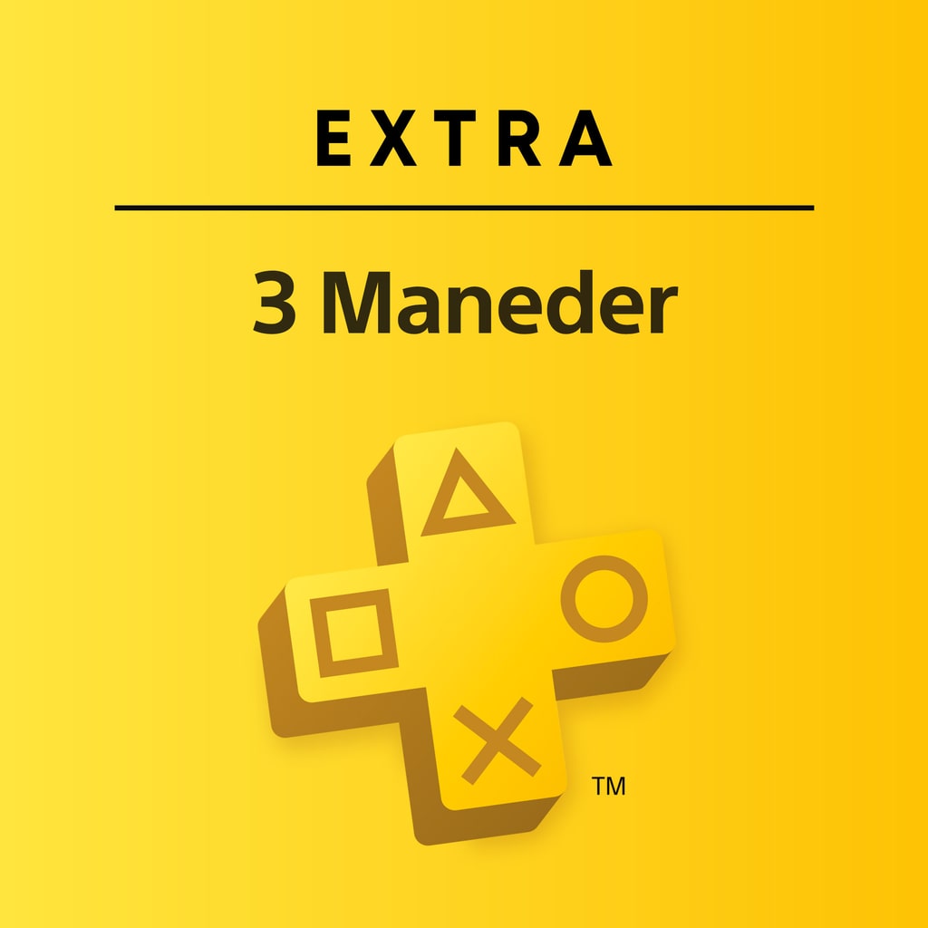 PlayStation Plus Extra: 3-måneders  abonnement