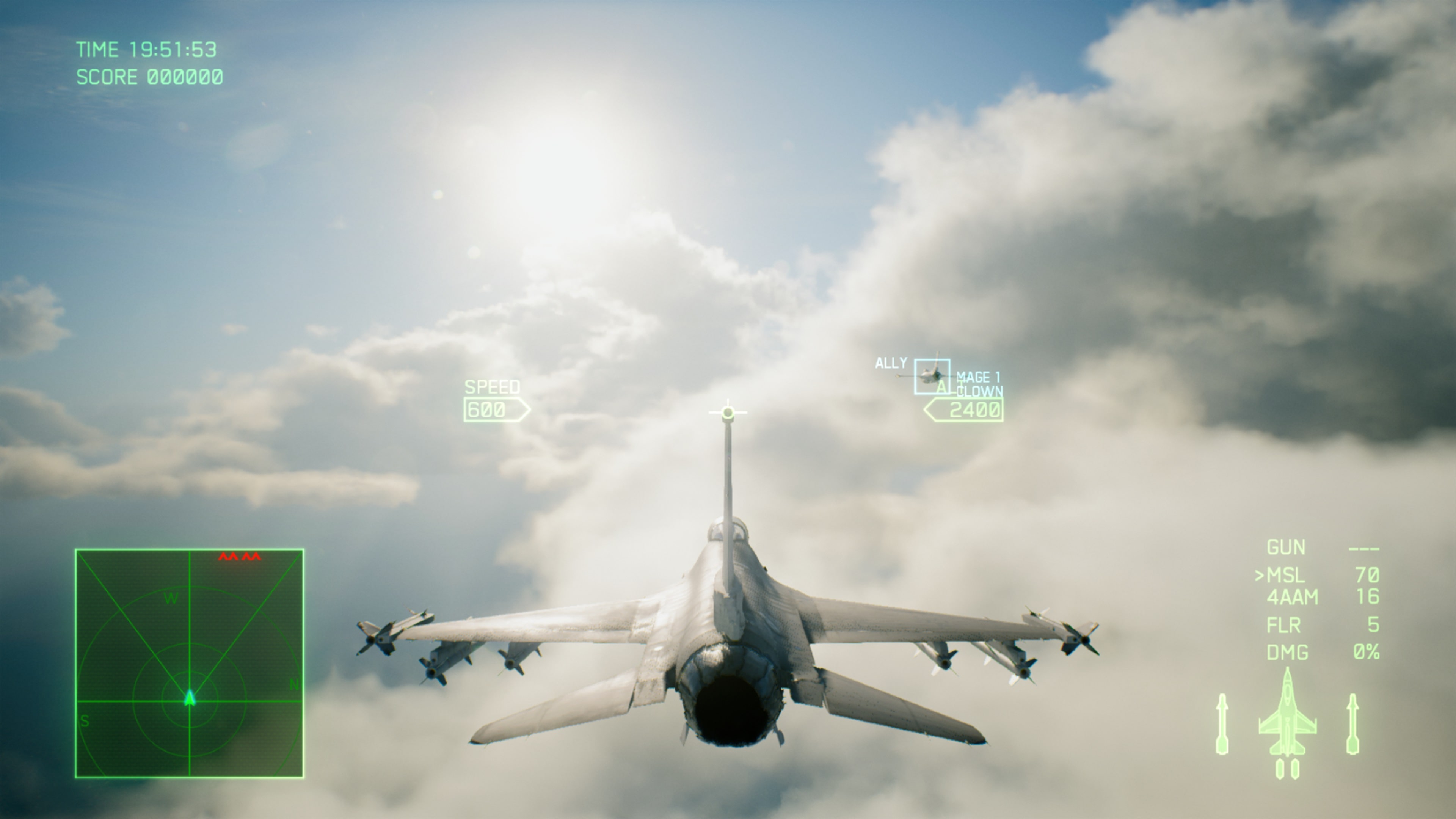 ACE COMBAT 7 SKIES UNKNOWN PS5 4K - TREINAMENTO COM O NOVO AVIÃO - CAÇA  ULTRASSÔNICO 