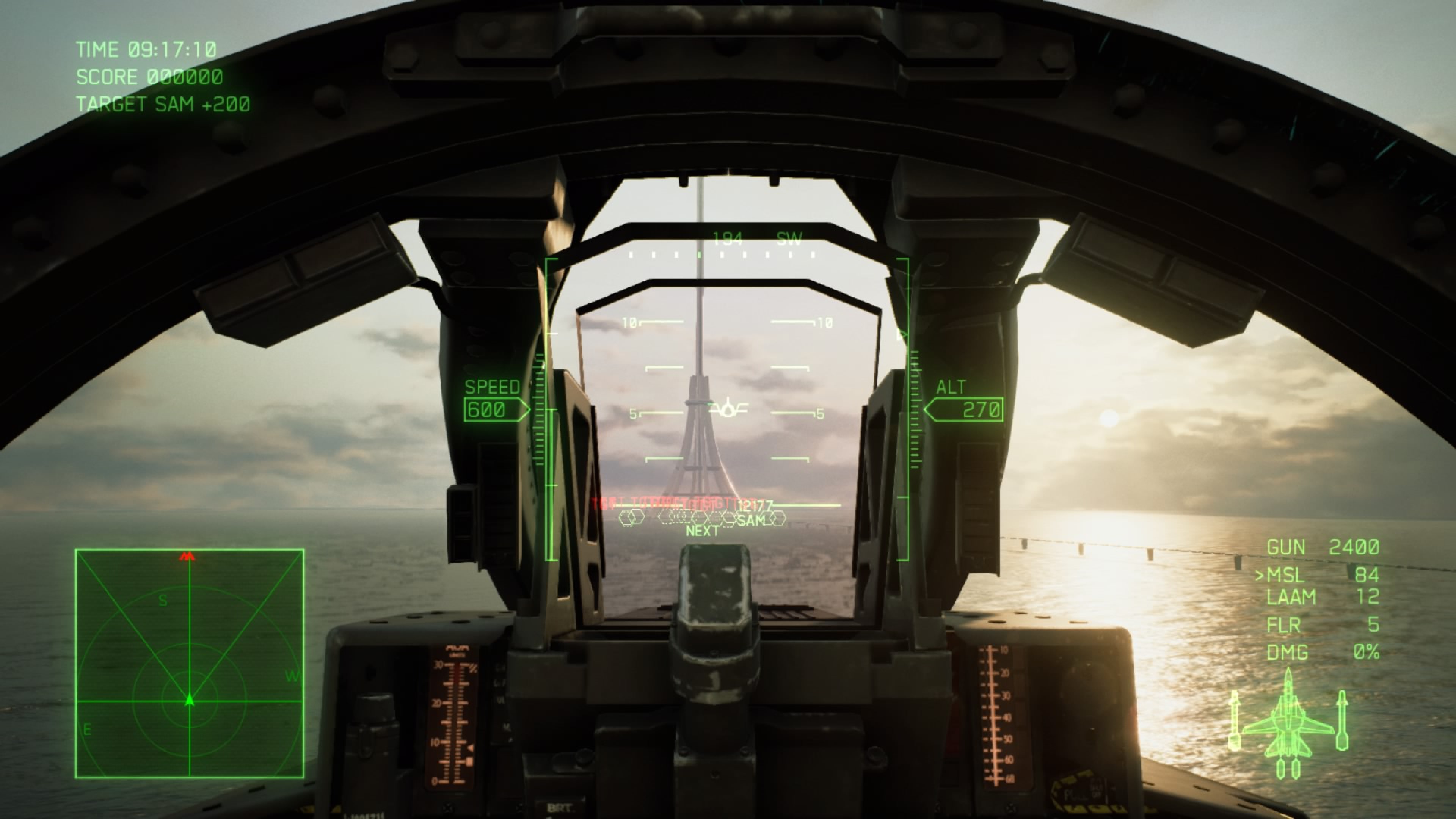 ACE COMBAT 7 SKIES UNKNOWN PS5 4K - TREINAMENTO COM O NOVO AVIÃO - CAÇA  ULTRASSÔNICO 