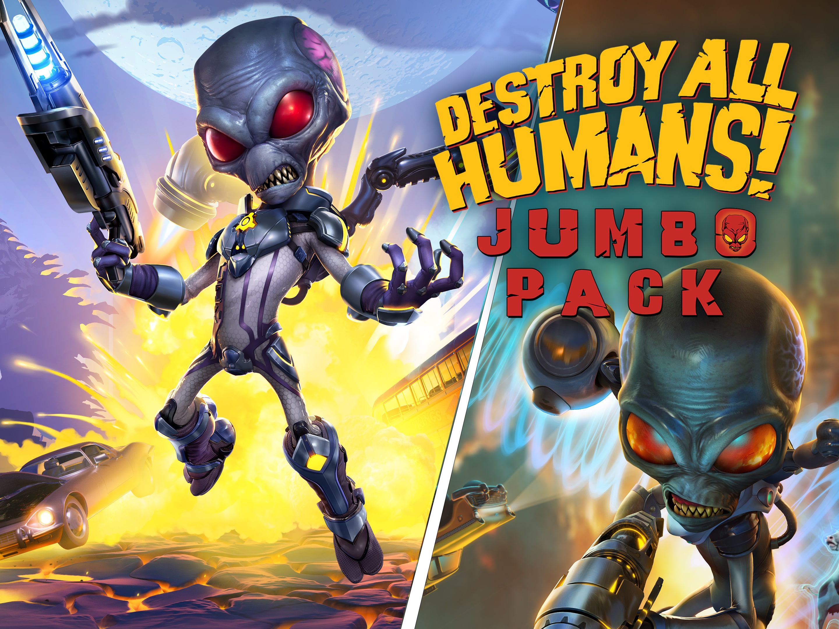 Sony-PlayStation 5 Game, PS5, Destroy All Humans PS5 Destrua todos os  artistas, 2 Figura de ação atualizada Reutilizada 1 a 2 jogadores, 2  jogadores - AliExpress