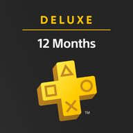 Обложка подписки PlayStation Plus Люкс (Deluxe) (12 месяцев) (Код)