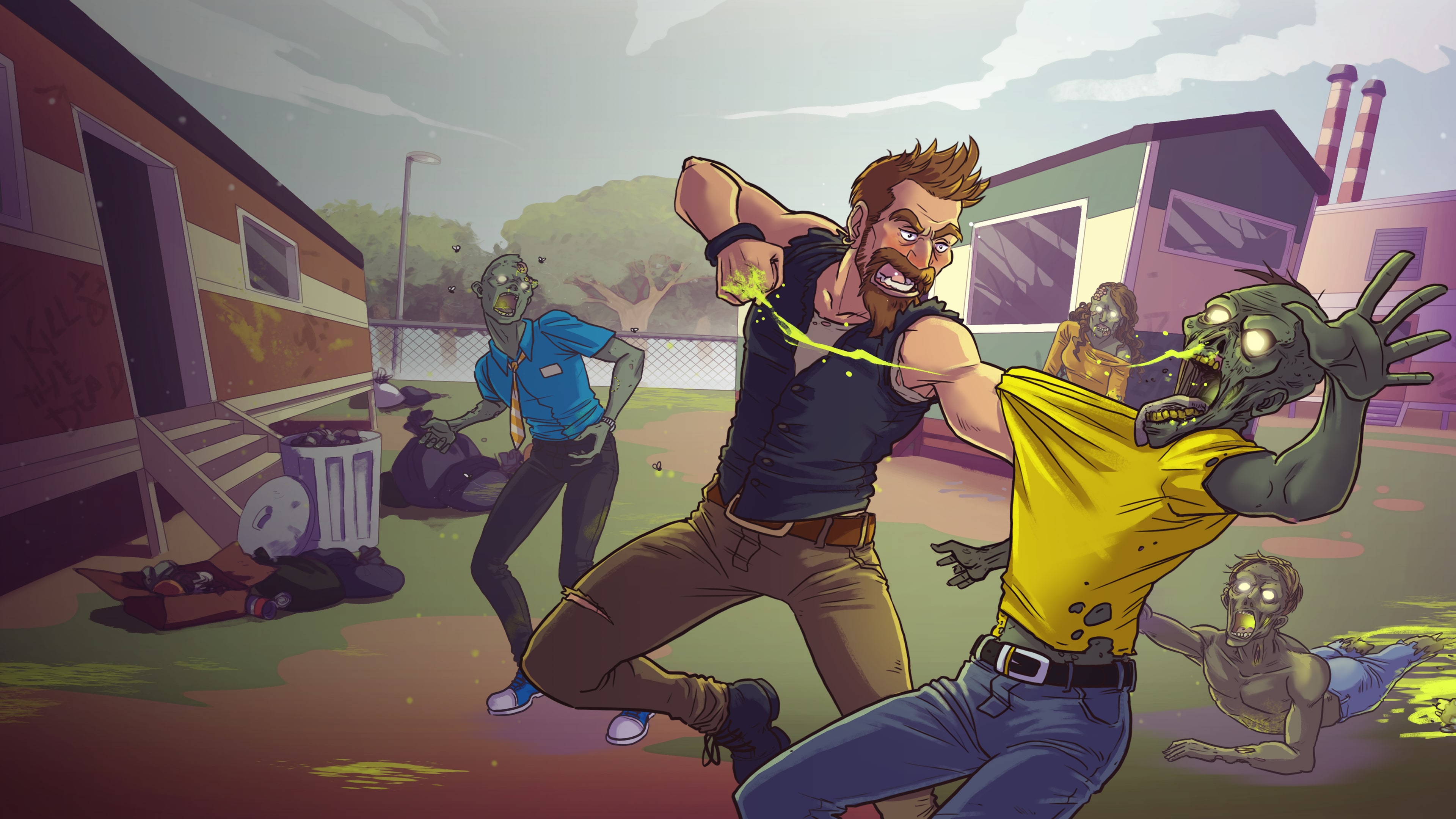 Drunken Fist 2: Zombie Hangover PS4 & PS5 (日语, 韩语, 简体中文, 繁体中文, 英语)