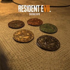 RESIDENT EVIL 7 - 5款硬幣套裝及瘋狂模式解除 (追加內容)