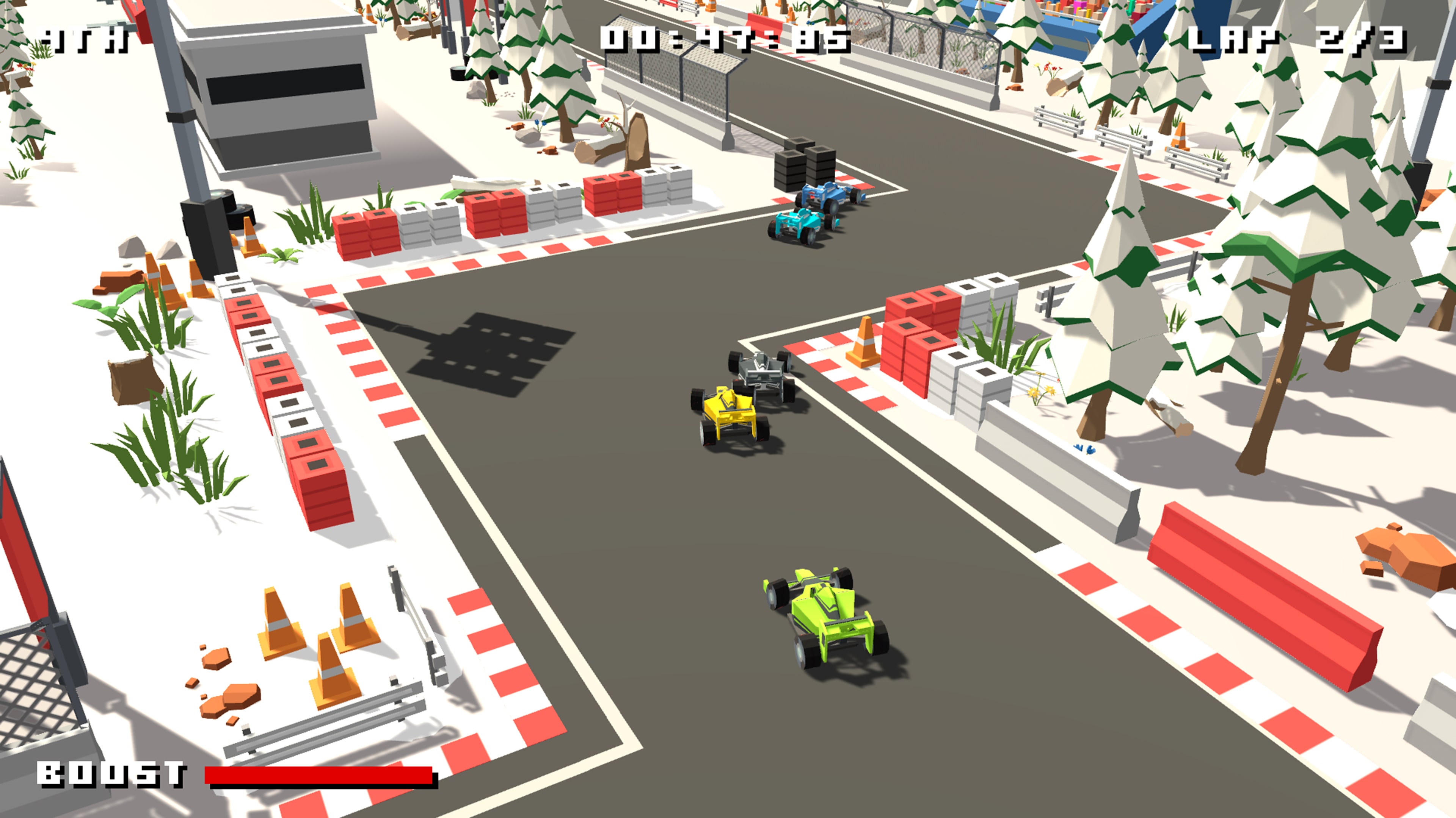 #4. Formula Bit Racing DX (PlayStation) Podle: 2Awesome Studio SL