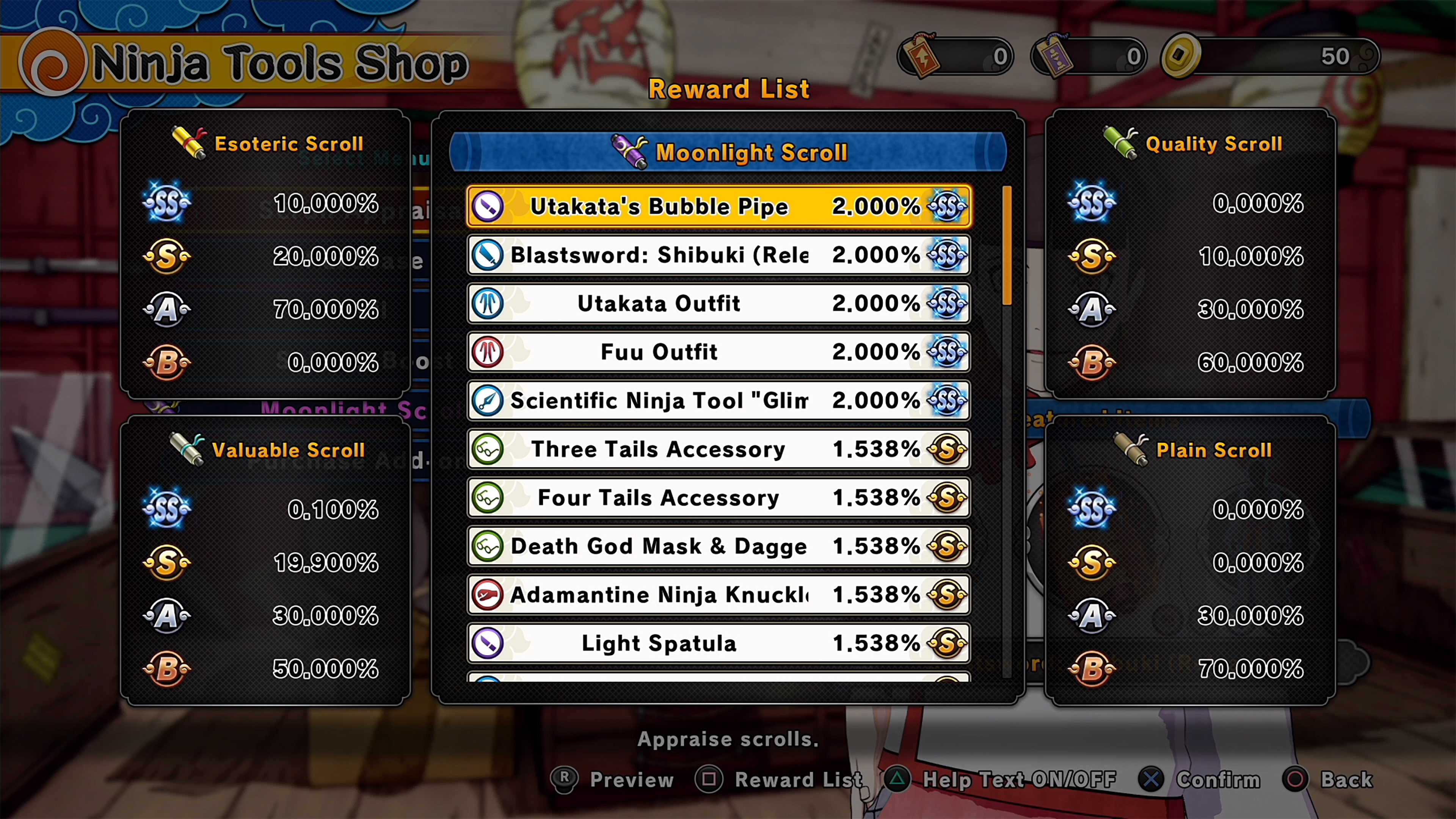 Naruto to Boruto Shinobi Striker Moonlight Scroll x100 Deku Deals