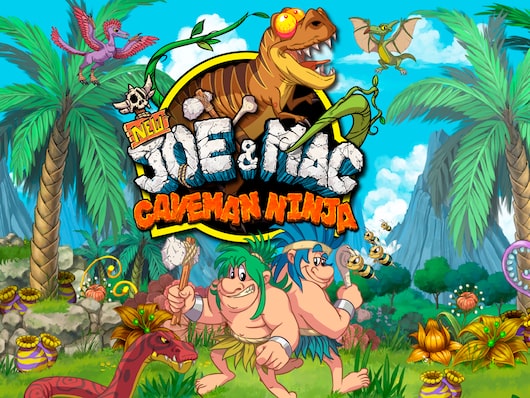 NEW Joe & Mac - Caveman Ninja for playstation