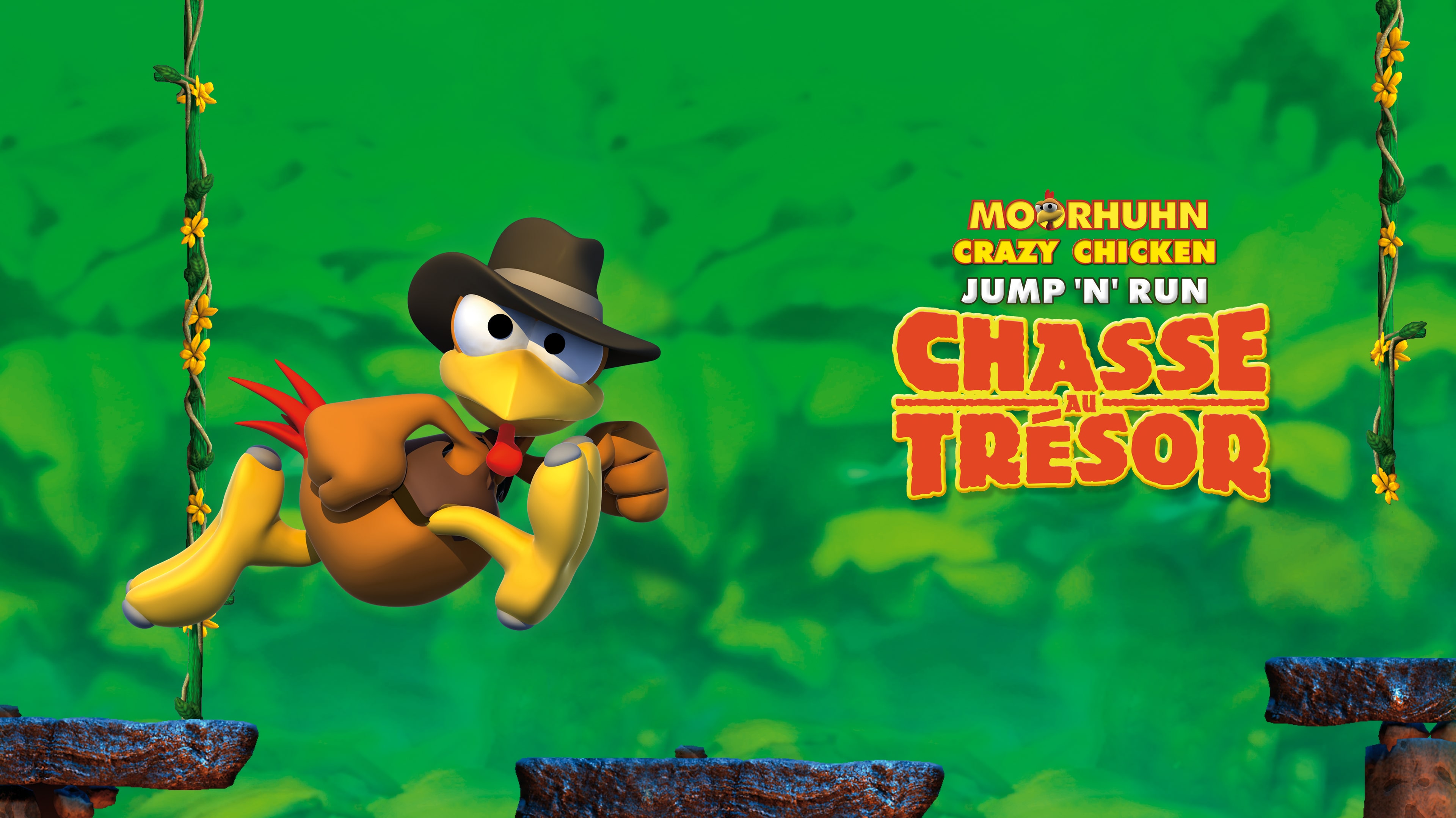 Moorhuhn Crazy Chicken Jump 'n' Run Chasse au Trésor