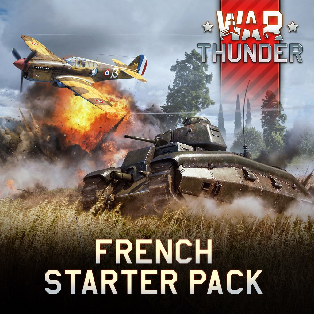 War Thunder -  French Starter Pack (English/Chinese/Korean/Japanese Ver.)
