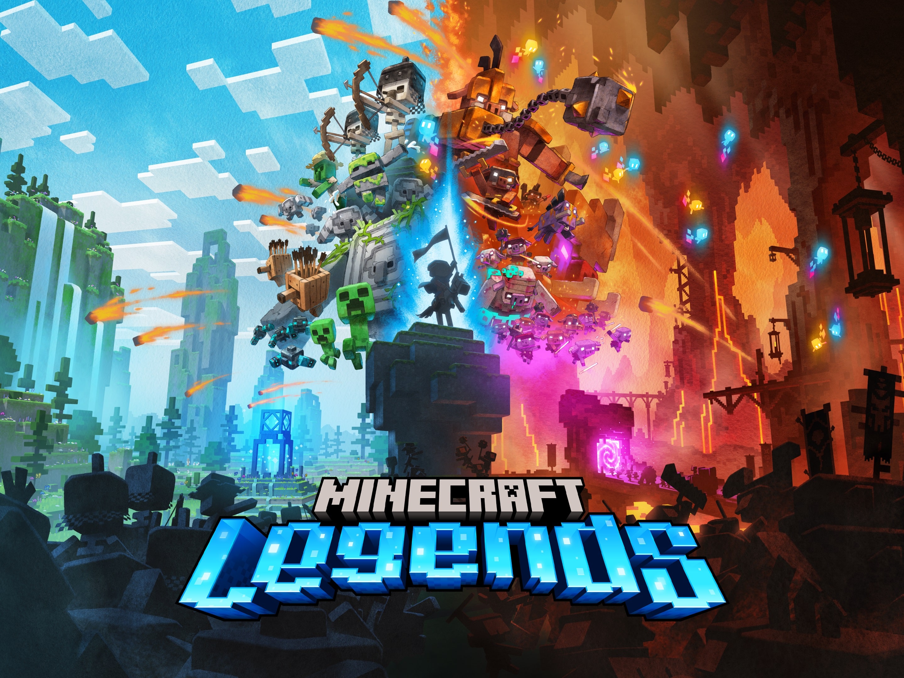 Jogo Minecraft Legends Deluxe Edition Ps5 Midia Fisica