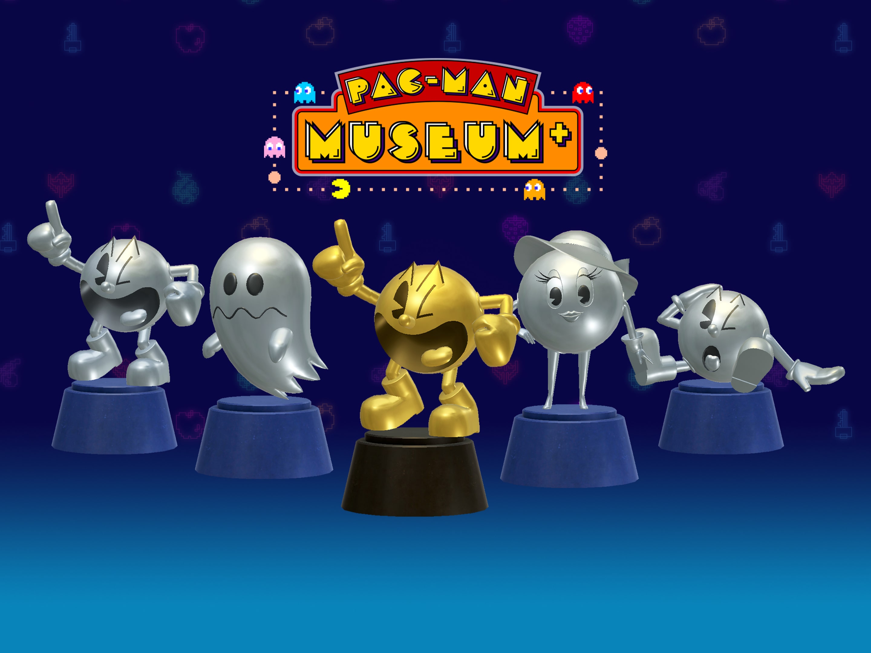 PAC-MAN MUSEUM+ ゲームセンターに飾れるフィギュア5点