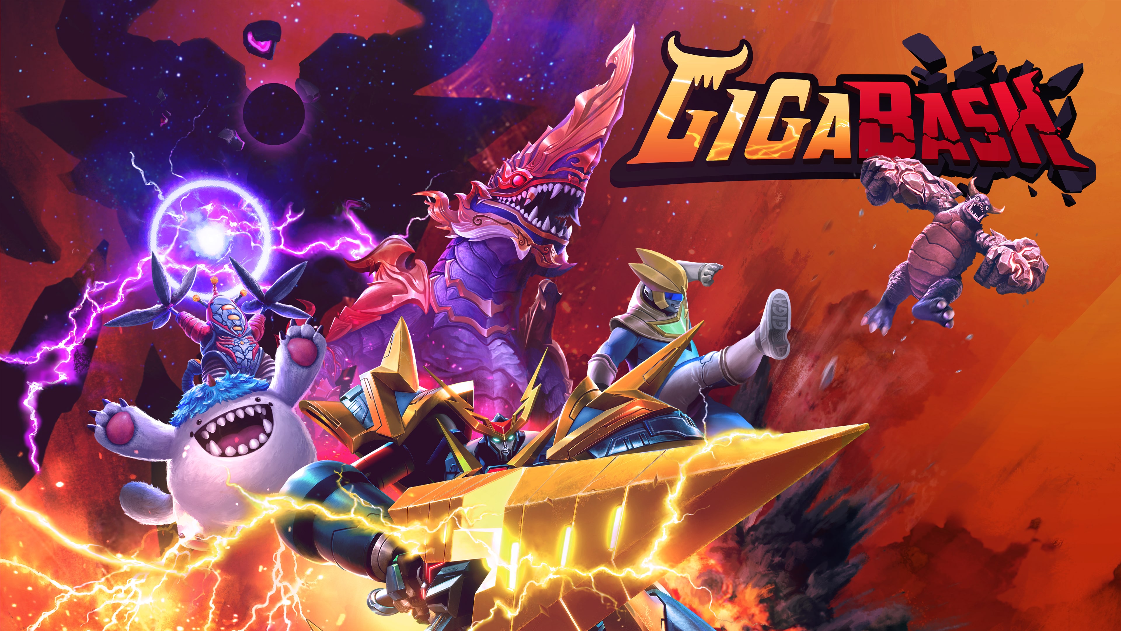 GigaBash leva multiplayer, monstros e caos para o PS5 e PS4 este