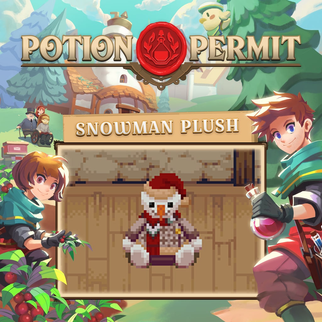 Potion Permit - Snowman Plush Toy