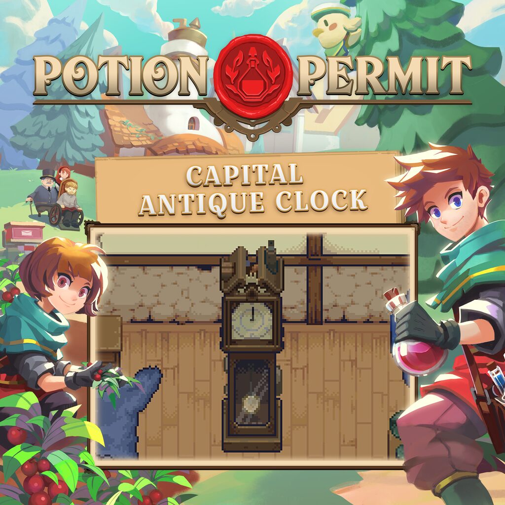 Potion Permit - Capital Antique Clock