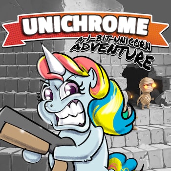 Unichrome: A 1-Bit Unicorn Adventure