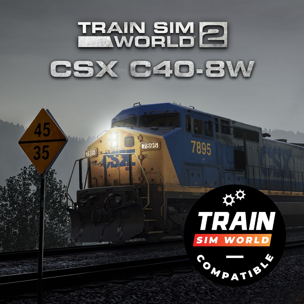 Train Sim World®: CSX C40-8W TSW2 & TSW3 Compatible
