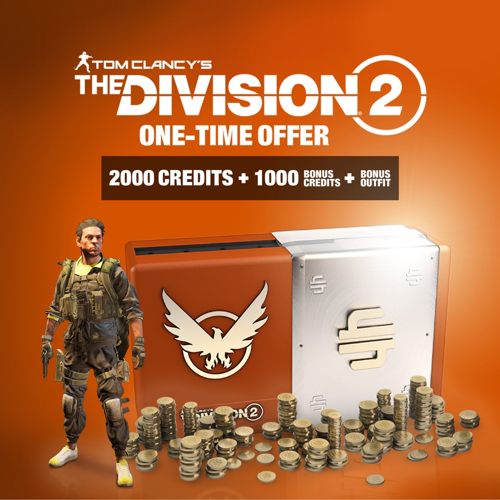 The Division® 2 – One-Time Offer Pack (2,000 Credits + 1,000 Credit Bonus)
