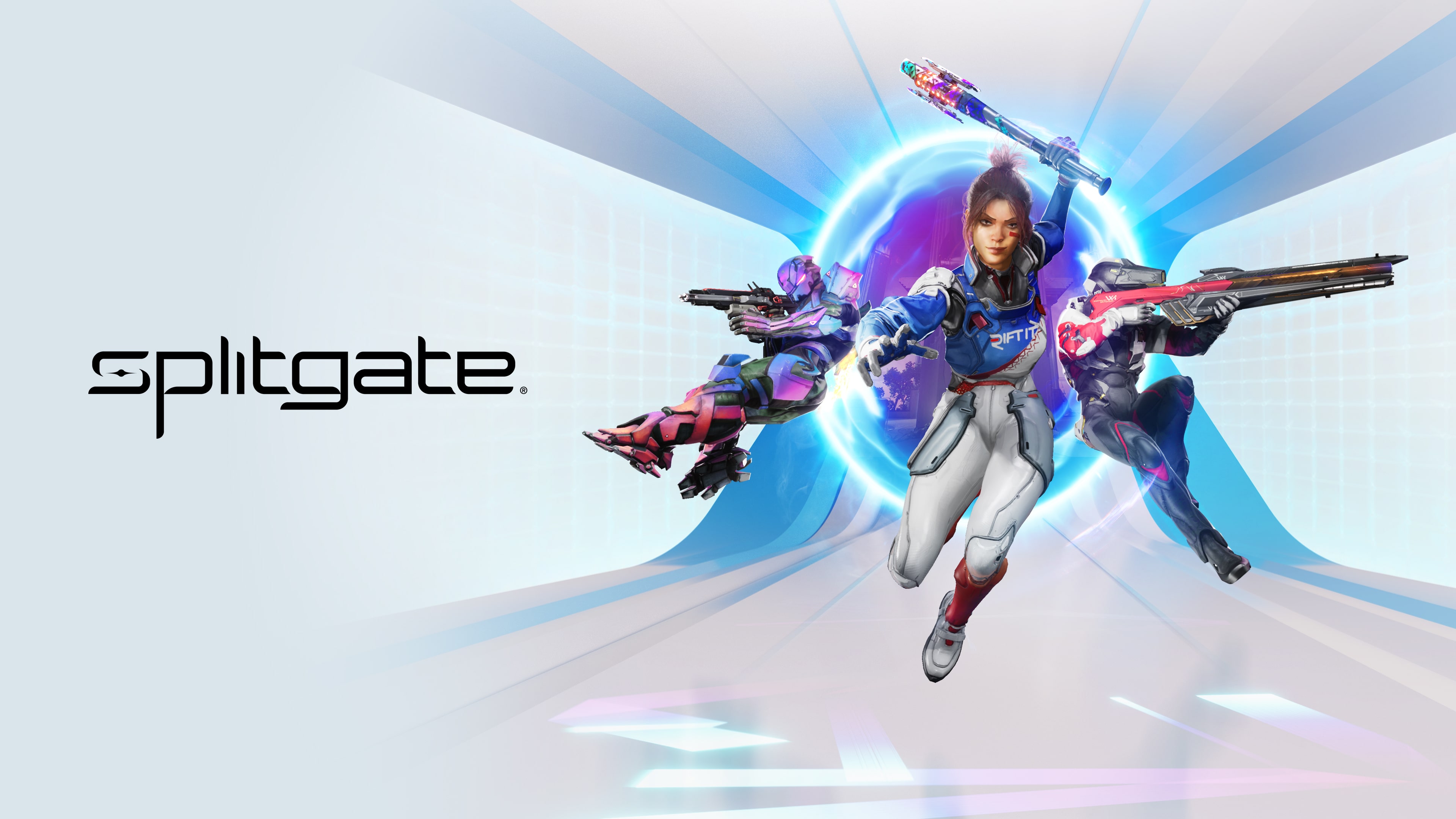 Splitgate. Splitgate арты. Splitgate Paladin. Обои на рабочий стол Splitgate заставка.