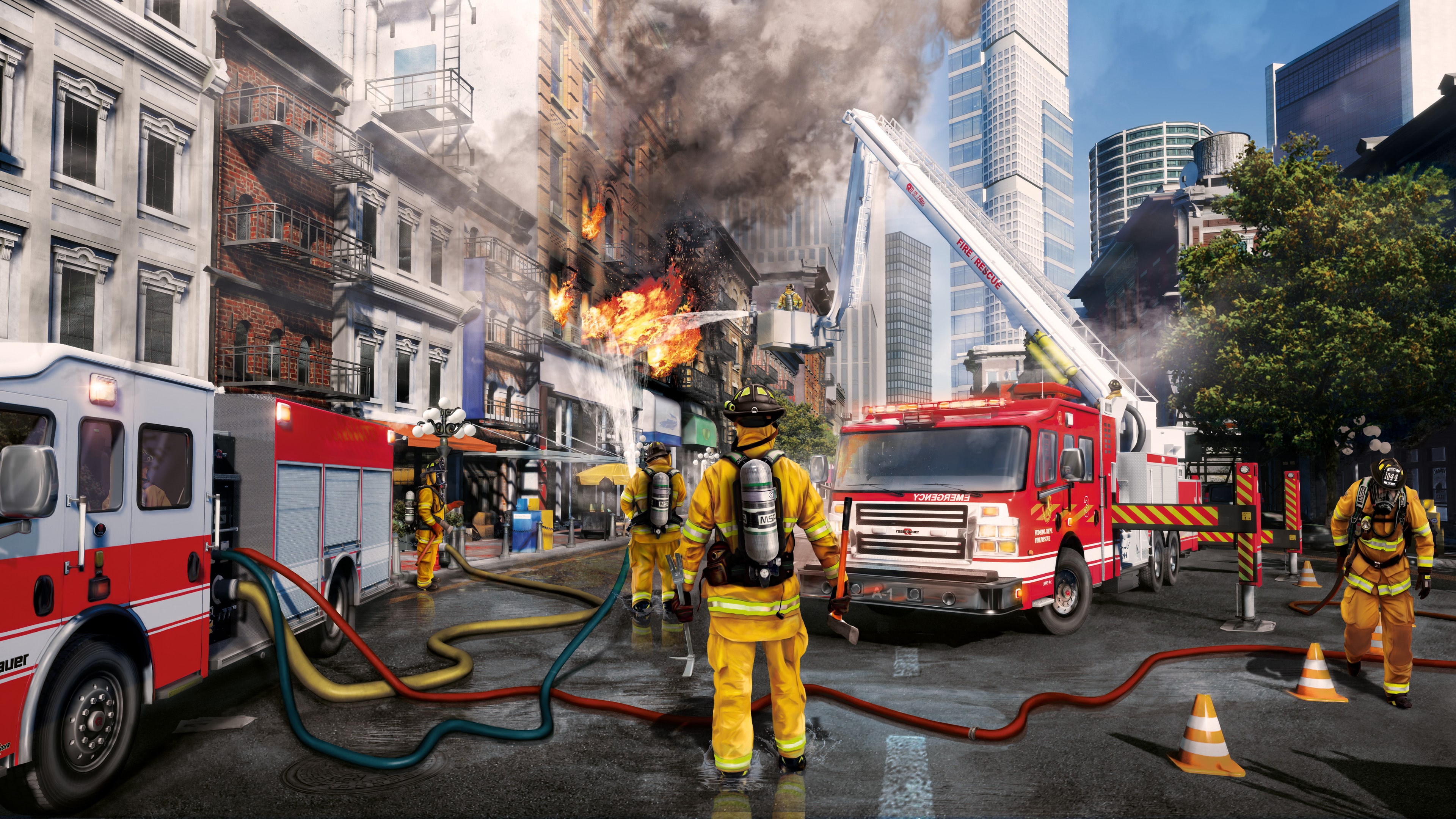 Firefighting Simulator - The Squad PS4™ & PS5™ (중국어(간체자), 한국어, 영어, 일본어, 중국어(번체자))