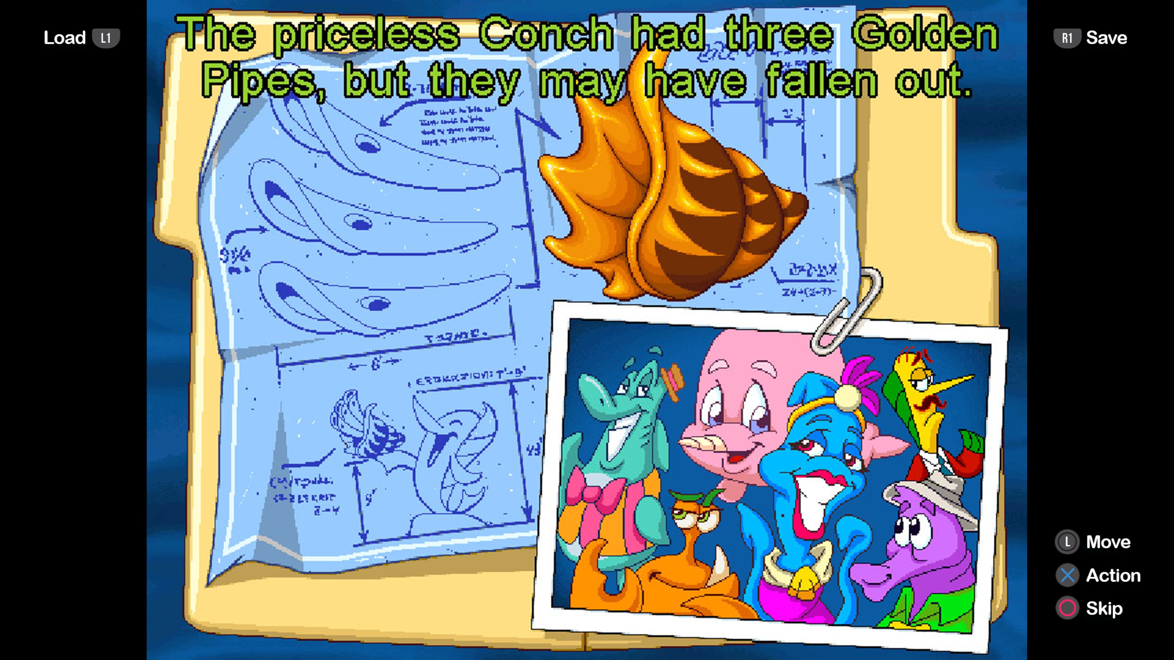 #1. Freddi Fish 3: The Case of the Stolen Conch Shell (PlayStation) 由: UFO Interactive Games