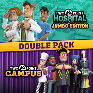 Two Point Hospital and Two Point Campus Double Pack PS4 & PS5 cover image