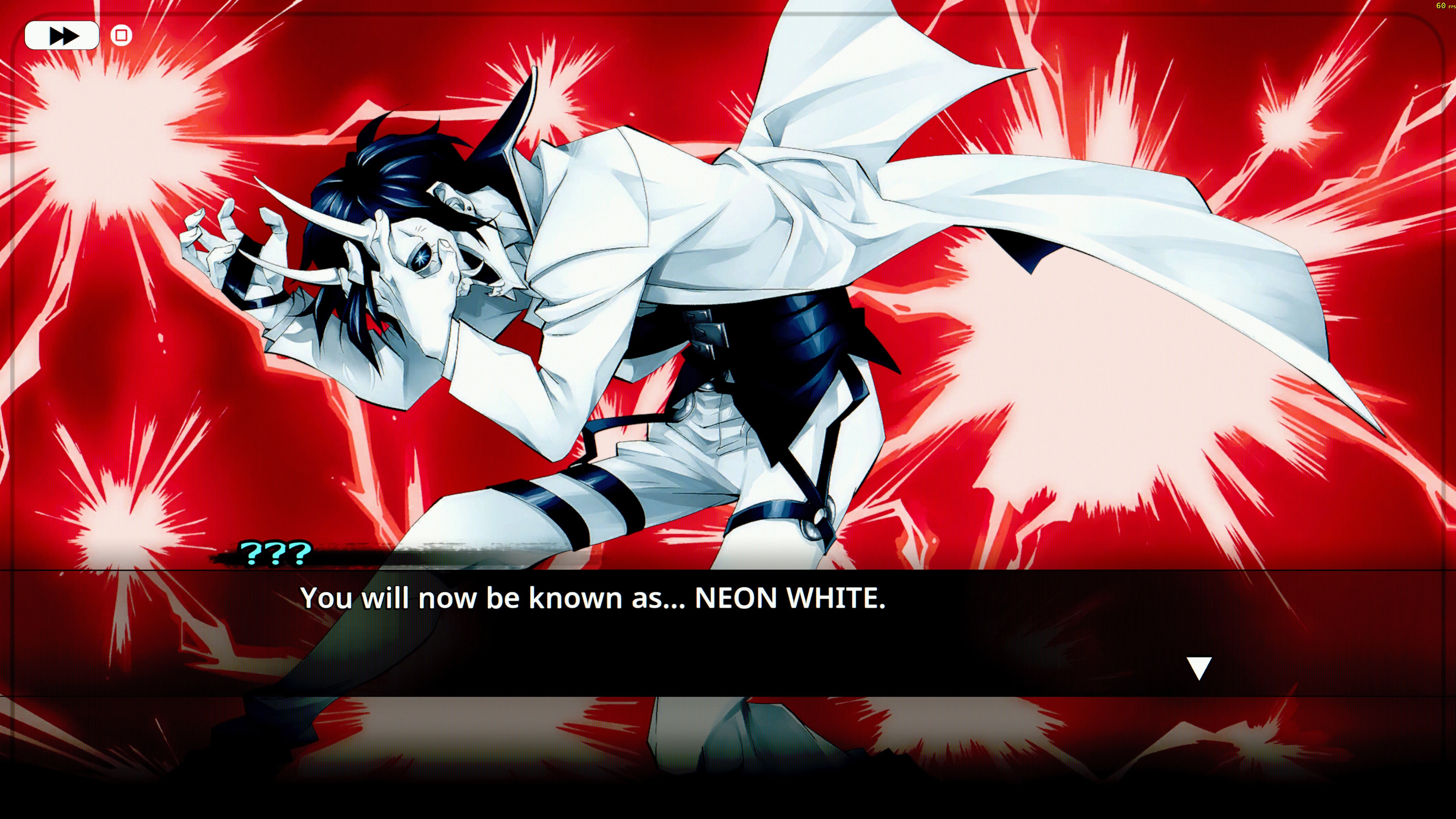 NEON WHITE is now available for PS5 and PS4! Visit the link in our