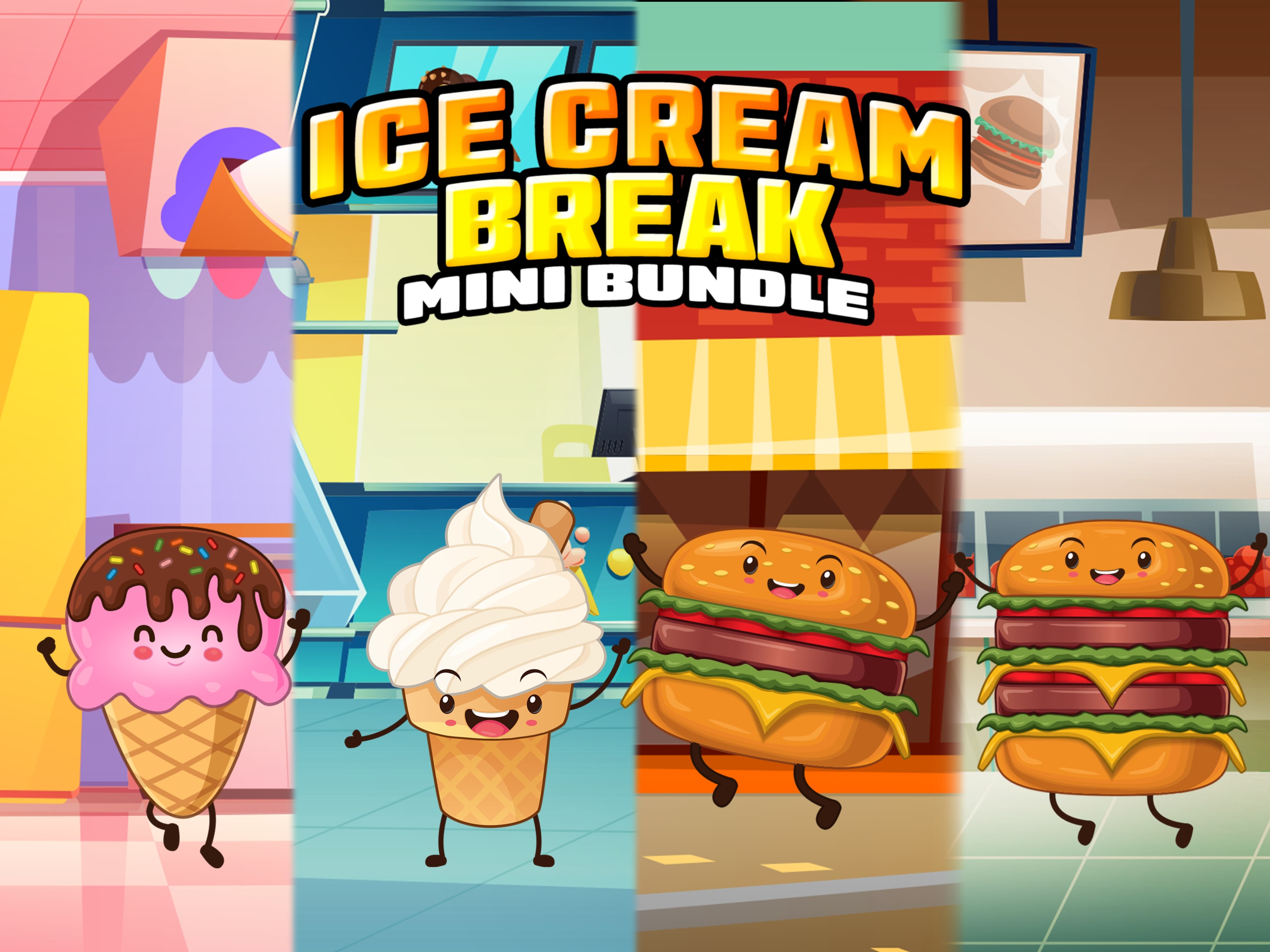 Ice cream jogo competição sorvete empilhamento brinquedos