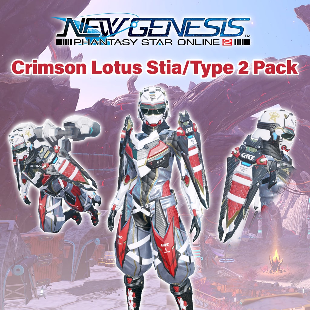 PSO2:NGS - Crimson Lotus Stia/Type 2 Pack