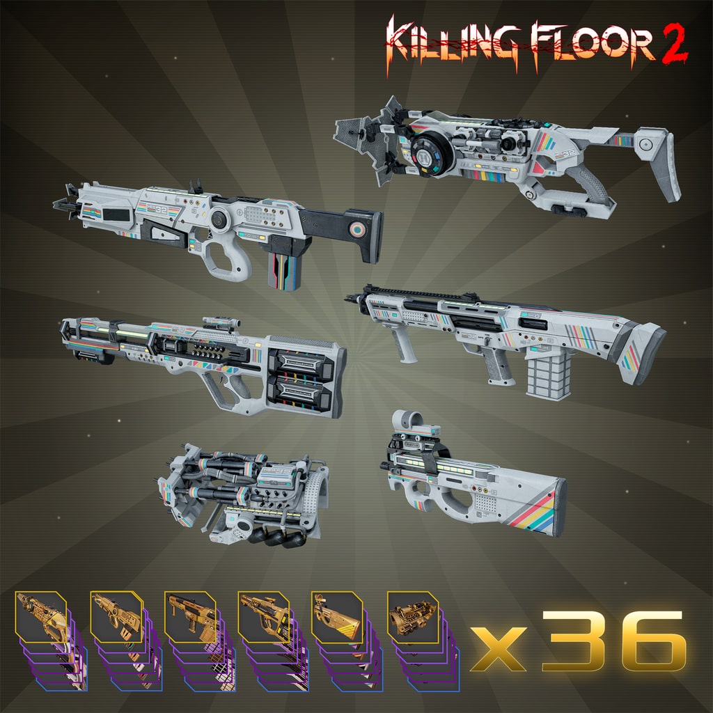 Killing Floor 2 - Zestaw skórek broni gracza retro